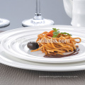 Hotel&Restaurant white ceramic plates, crockery plates wholesale, porcelain dinnerware plate